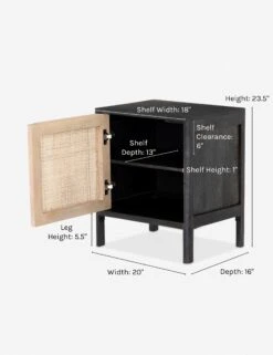 Hannah Nightstand 31 Hannah Nightstand -Furniture Decoration Shop hannah left nightstand black 3352f779 a7c7 491d bfd5 c92777481839