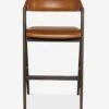 Sandia Leather Bar Stool, Natural -Furniture Decoration Shop hgsr741 f