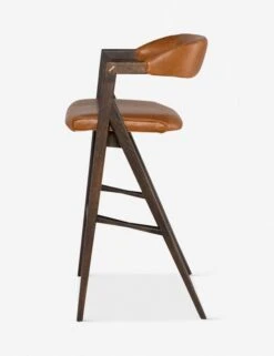 Sandia Leather Bar Stool, Natural -Furniture Decoration Shop hgsr741 s