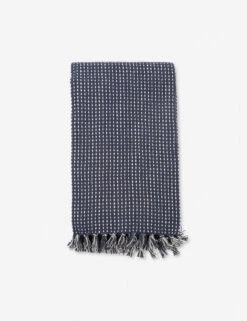 Jasper Cotton Oversized Throw By Pom Pom At Home -Furniture Decoration Shop jaspernavy