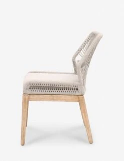 London Indoor / Outdoor Dining Chair -Furniture Decoration Shop loom dining chair taupe fixed 1 03