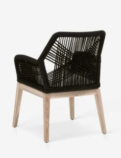 London Indoor / Outdoor Dining Arm Chair 26 London Indoor / Outdoor Dining Arm Chair -Furniture Decoration Shop loom outdoor arm chair black gray teak 1 04