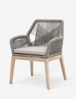 London Indoor / Outdoor Dining Arm Chair 31 London Indoor / Outdoor Dining Arm Chair -Furniture Decoration Shop loom outdoor arm chair platinum gray teak 1 02