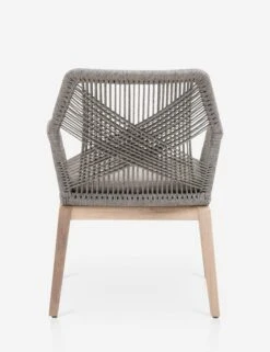 London Indoor / Outdoor Dining Arm Chair 34 London Indoor / Outdoor Dining Arm Chair -Furniture Decoration Shop loom outdoor arm chair platinum gray teak 1 05