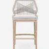 London Indoor / Outdoor Bar Stool -Furniture Decoration Shop loom outdoor barstool taupe white gray teak 1 01 0bc426ac c464 4336 b69d 0fe24ef4d55c