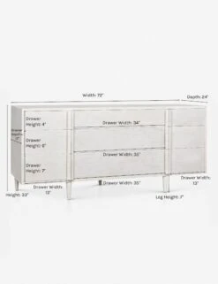 Maci Dresser -Furniture Decoration Shop maci dresser white 1