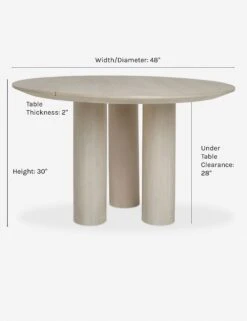 Mojave Round Dining Table 24 Mojave Round Dining Table -Furniture Decoration Shop mojave dining table 2421 37e9a3f5 04f9 47d7 a7dd a6760b5de3e4