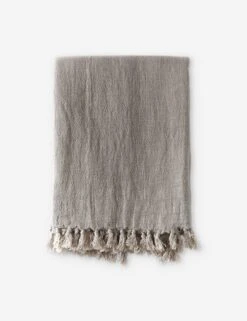 Montauk Linen Blanket By Pom Pom At Home -Furniture Decoration Shop montauknaturalthrow