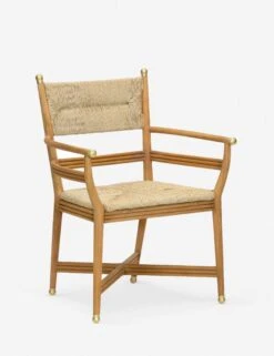 Morris & Co. Kelmscott Rush Indoor / Outdoor Dining Arm Chair -Furniture Decoration Shop morris co auberon rush arm chair natural