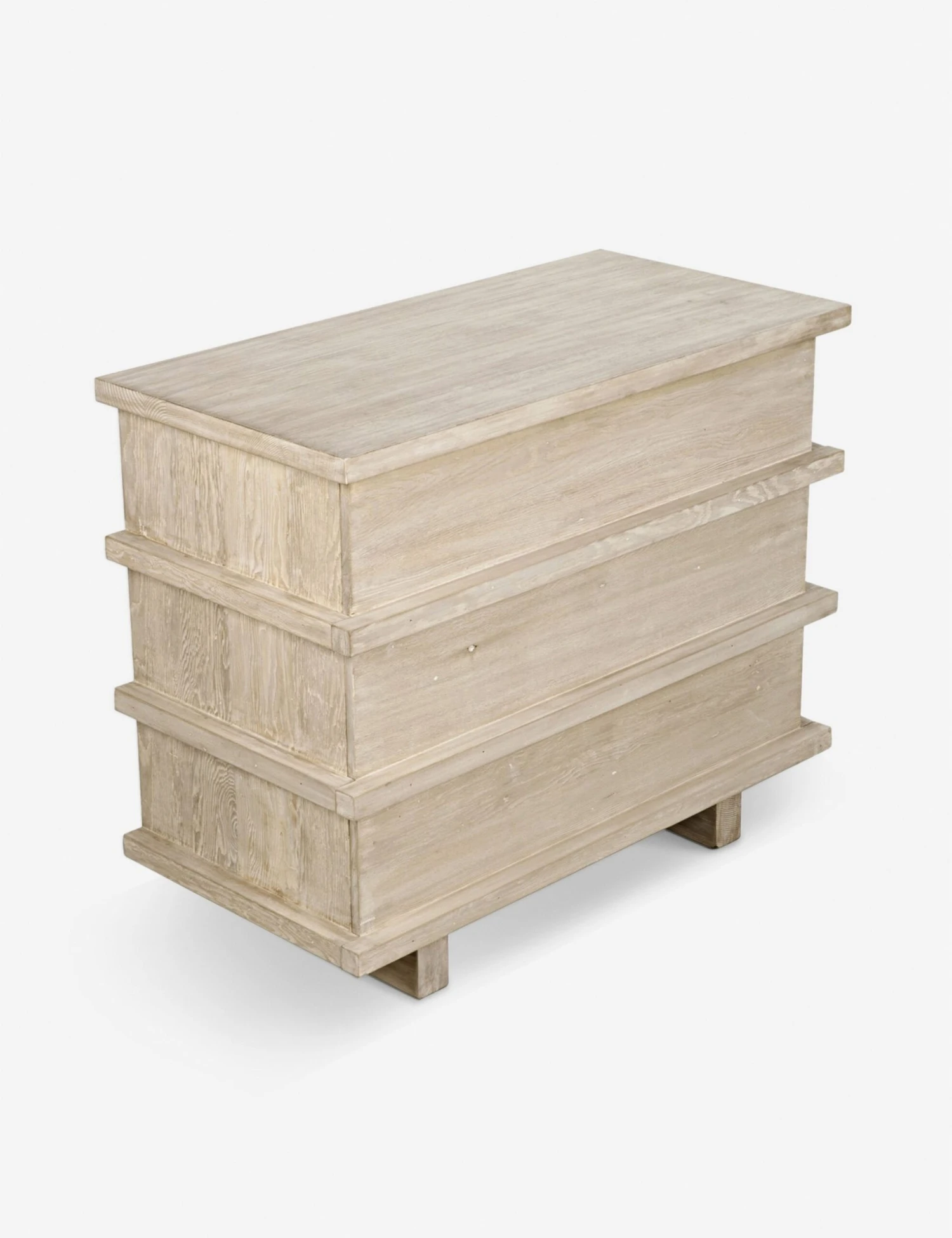 Corliss 3-Drawer Dresser, White Wash 6 Corliss 3-Drawer Dresser, White Wash - Image 4