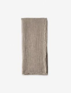 Venice Waffle Weave Throw By Pom Pom At Home -Furniture Decoration Shop pom pom at home venice throw taupe 1