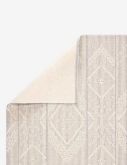 Rebekah Indoor / Outdoor Rug -Furniture Decoration Shop rebekah indoor outdoor rug gray and cream 2 1