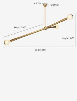 Talon Chandelier By Regina Andrew By Regina Andrew -Furniture Decoration Shop regina andrew talon chandelier natural brass