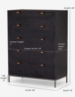 Rosamonde 5-Drawer Dresser -Furniture Decoration Shop rosamonde 5 drawer dresser 73e98279 fd30 4243 b13d a611f6dc8ab6