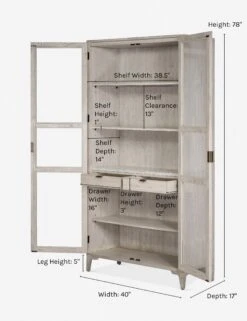 Ryden Curio Cabinet -Furniture Decoration Shop ryden curio cabinet