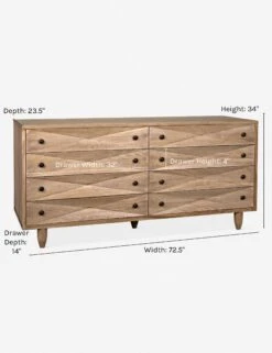 Sen 8-Drawer Dresser -Furniture Decoration Shop sen 8 drawer dresser washed walnut