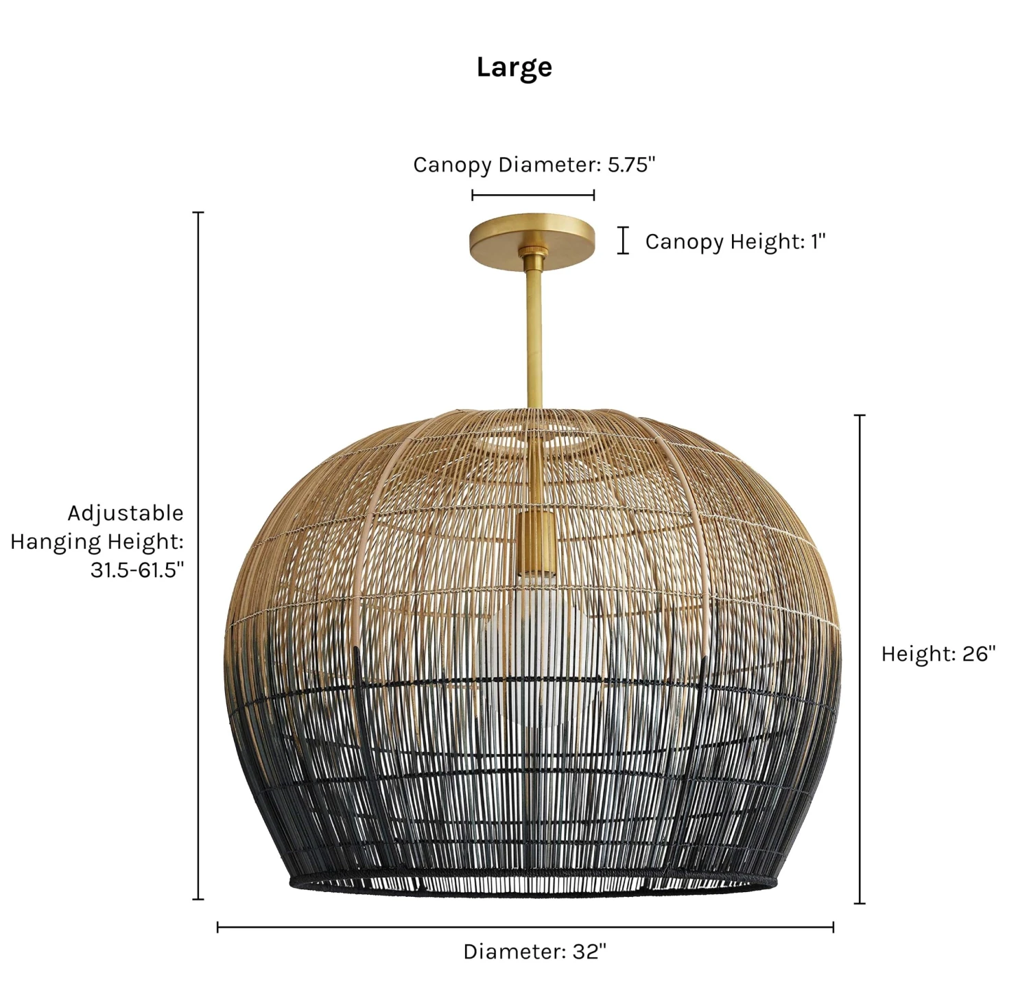 Swami Pendant Light By Arteriors 9 Swami Pendant Light By Arteriors - Image 7