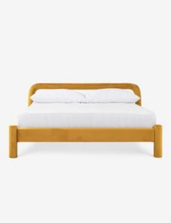 Temi Platform Bed By Sun At Six -Furniture Decoration Shop temi bed Mostaza front Product
