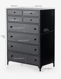 Verruca Tall Dresser 17 Verruca Tall Dresser -Furniture Decoration Shop verruca tall dresser