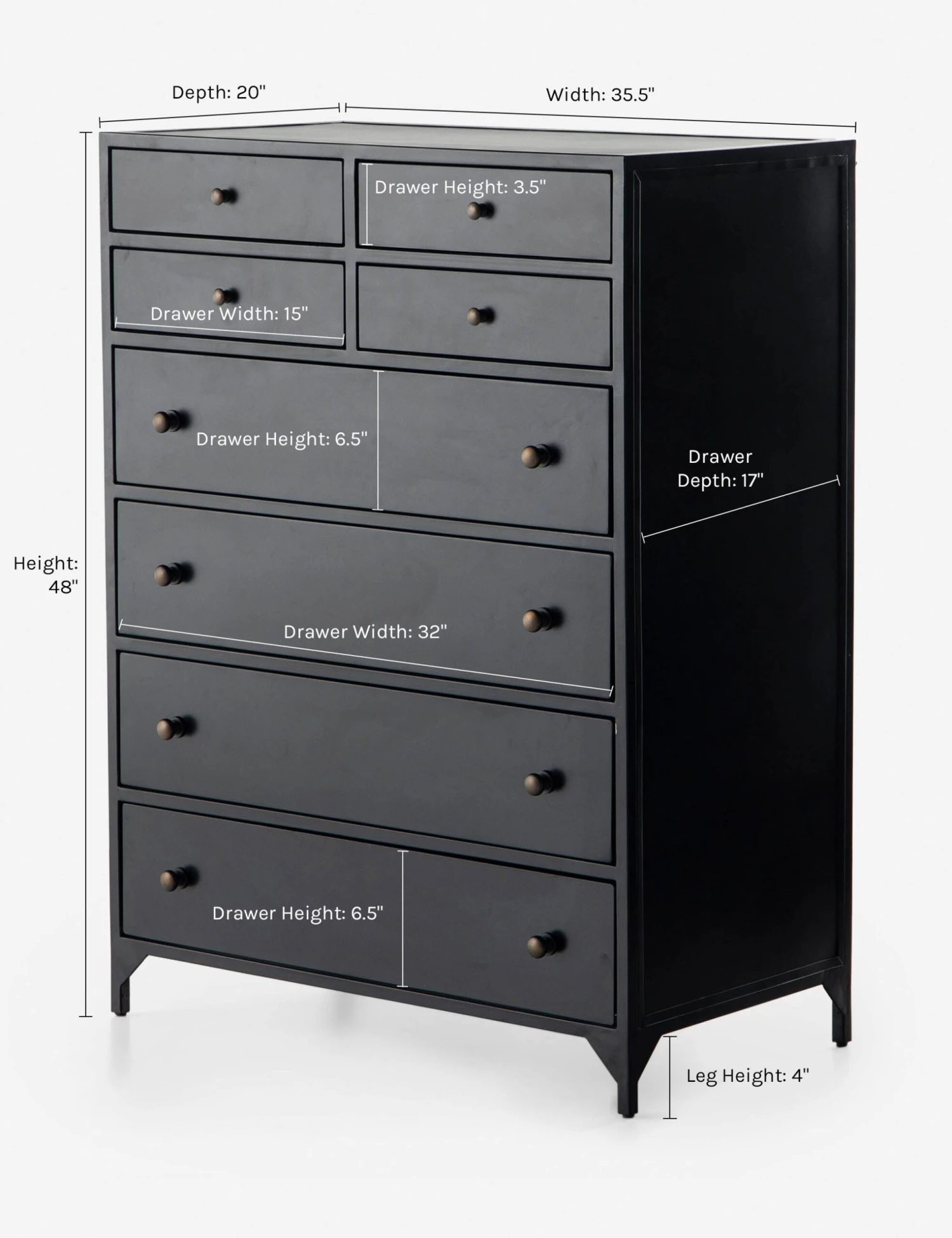 Verruca Tall Dresser 10 Verruca Tall Dresser - Image 8