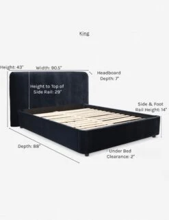 Zien Bed 33 Zien Bed -Furniture Decoration Shop zien mustard king dims